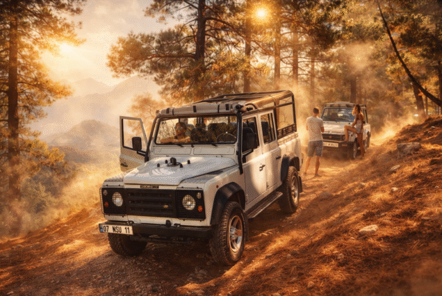 Side Jeep Safari Water Fight Book